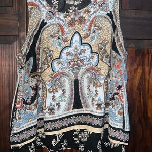 Bila Paisley Print Sleeveless Top‎